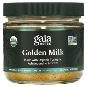 Thực phẩm chức năng Gaia Herbs Golden Milk 4.3 oz (123 g) 751063149273