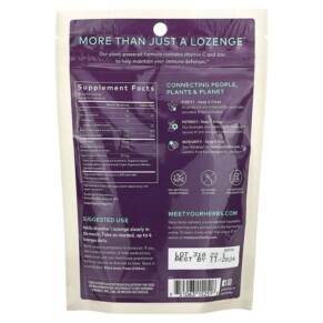 Thành phần vi chất của Gaia Herbs Immune Lozenges Eucalyptus 24 Lozenges 751063152518
