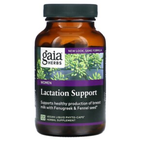 Thực phẩm chức năng Gaia Herbs Lactation Support 120 Vegan Liquid Phyto-Caps 751063145886