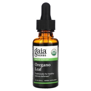 Thực phẩm chức năng Gaia Herbs Organic Oregano Leaf 1 fl oz (30 ml) 751063376303