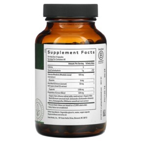 Thành phần vi chất của Gaia Herbs Professional Solutions Daytime HPA 120 Liquid-Filled Caps 751063996808