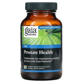 Thực phẩm chức năng Gaia Herbs Prostate Health 120 Vegan Liquid Phyto-Caps 751063145640