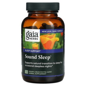 Thực phẩm chức năng Gaia Herbs Sound Sleep 120 Vegan Liquid Phyto-Caps 751063996662