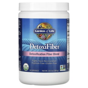 Thực phẩm chức năng Garden of Life DetoxiFiber Detoxification Fiber Blend 10.5 oz (300 g) 658010112895