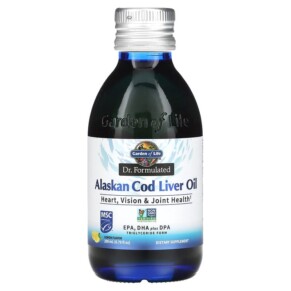 Thực phẩm chức năng Garden of Life Dr. Formulated Alaskan Cod Liver Oil Lemon 6.76 fl oz (200 ml) 658010124706