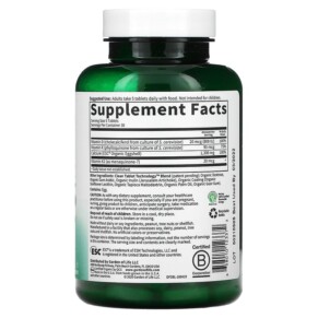 Thành phần vi chất của Garden of Life Dr. Formulated Stronger Bones 150 Vegetarian Tablets 658010123372