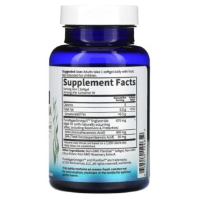 Thành phần vi chất của Garden of Life Dr. Formulated Vegan Prenatal DHA 400 mg 30 Softgels 658010124652