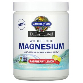 Thực phẩm chức năng Garden of Life Dr. Formulated Whole Food Magnesium Powder Raspberry Lemon 7 oz (198.4 g) 658010122795