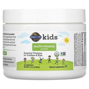 Thực phẩm chức năng Garden of Life Kids Multivitamin Powder 2.11 oz (60 g) 658010125253