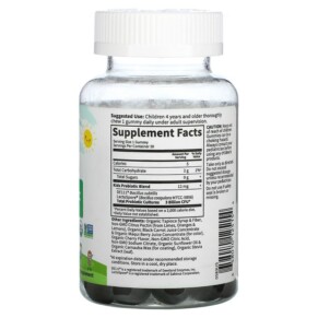 Thành phần vi chất của Garden of Life Kids Probiotic Cherry 3 Billion CFU 30 Vegetarian Gummies 658010125154
