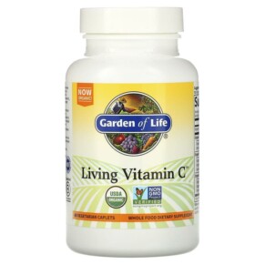 Thực phẩm chức năng Garden of Life Living Vitamin C 60 Vegetarian Caplets 658010111485