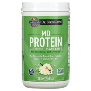 Thực phẩm chức năng Garden of Life MD Protein Sustainable Plant-Based Creamy Vanilla 29.63 oz (840 g) 658010129534