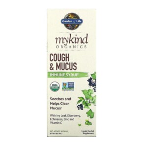 Thực phẩm chức năng Garden of Life MyKind Organics Cough & Mucus Immune Syrup 5 fl oz (150 ml) 658010128148