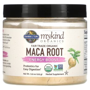 Thực phẩm chức năng Garden of Life MyKind Organics Fair Trade Organic Maca Root Energy Boost 7.93 oz (225 g) 658010123099
