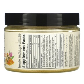 Thành phần vi chất của Garden of Life MyKind Organics Fermented Organic Turmeric Boost Inflammatory Response 4.76 oz (135 g) 658010123075