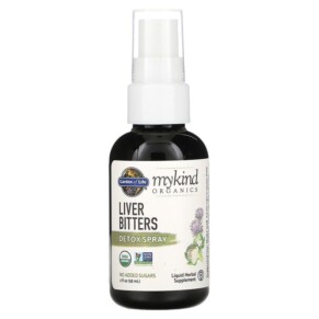Thành phần vi chất của Garden of Life MyKind Organics Liver Bitters Detox Spray Alcohol Free 2 fl oz (58 ml) 658010123181