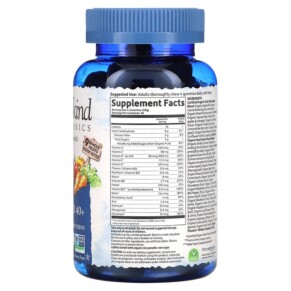 Thành phần vi chất của Garden of Life MyKind Organics Men's Multi 40+ Organic Berry 120 Vegan Gummy Drops 658010120289