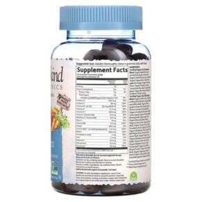 Thành phần vi chất của Garden of Life MyKind Organics Men's Multi Organic Berry 120 Vegan Gummy Drops 658010120296
