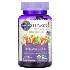 Thực phẩm chức năng Garden of Life MyKind Organics Prenatal Multi Organic Berry 120 Vegan Gummy Drops 658010120302