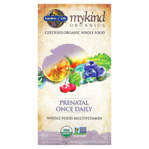 Thực phẩm chức năng Garden of Life MyKind Organics Prenatal Once Daily 90 Vegan Tablets 658010118576