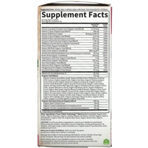 Garden of Life MyKind Organics Women's Multi 40+ 60 Vegan Tablets 3 Thành phần vi chất của Garden of Life MyKind Organics Women's Multi 40+ 60 Vegan Tablets 658010117777