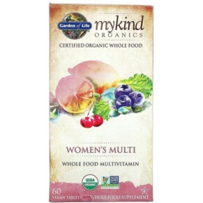 Thực phẩm chức năng Garden of Life MyKind Organics Women's Multi 60 Vegan Tablets 658010117739