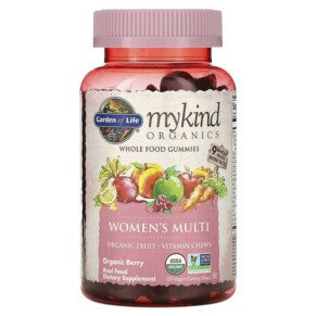 Thực phẩm chức năng Garden of Life MyKind Organics Women's Multi Organic Berry 120 Vegan Gummy Drops 658010120326