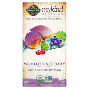 Thực phẩm chức năng Garden of Life MyKind Organics Women's Once Daily 60 Vegan Tablets 658010117760