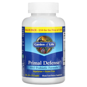 Thực phẩm chức năng Garden of Life Primal Defense HSO Probiotic Formula 216 Caplets 658010112949