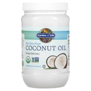 Thực phẩm chức năng Garden of Life Raw Extra Virgin Coconut Oil 14 fl oz (414 ml) 658010118873