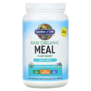 Thực phẩm chức năng Garden of Life RAW Organic Meal Shake & Meal Replacement 2 lb 5 oz (1.038 g) 658010114141