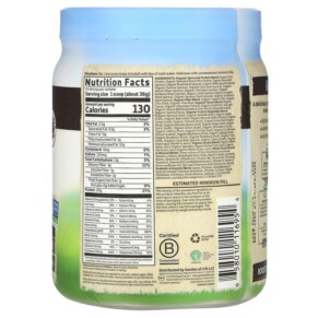 Thành phần vi chất của Garden of Life RAW Organic Meal Shake & Meal Replacement Chocolate Cacao 1 lb 2 oz (509 g) 658010116954