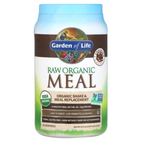 Thực phẩm chức năng Garden of Life RAW Organic Meal Shake & Meal Replacement Chocolate Cacao 2 lb 4 oz (1.017 g) 658010115933