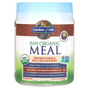 Thực phẩm chức năng Garden of Life RAW Organic Meal Shake & Meal Replacement Vanilla Spiced Chai 16 oz (454 g) 658010116947