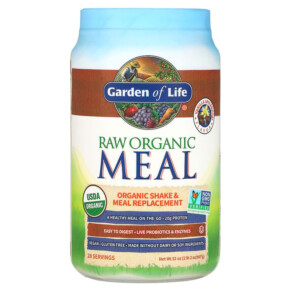 Thực phẩm chức năng Garden of Life RAW Organic Meal Shake & Meal Replacement Vanilla Spiced Chai 2 lb 2 oz (907 g) 658010116046
