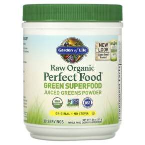 Thực phẩm chức năng Garden of Life RAW Organic Perfect Food Green Superfood Original 7.3 oz (207 g) 658010114059