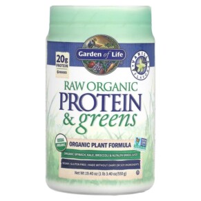 Thực phẩm chức năng Garden of Life RAW Organic Protein & Greens Plant Formula Vanilla 19.40 oz (550 g) 658010118705