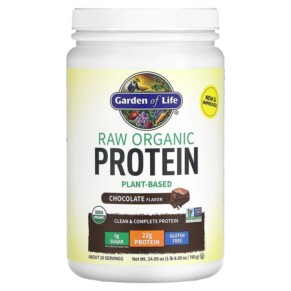 Thực phẩm chức năng Garden of Life RAW Organic Protein Organic Plant Formula Chocolate 23.28 oz (660 g) 658010115940