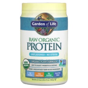 Thực phẩm chức năng Garden of Life RAW Organic Protein Organic Plant Formula Unflavored 19.75 oz (560 g) 658010114158
