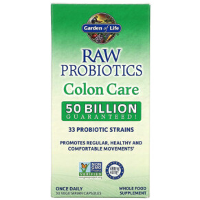 Thực phẩm chức năng Garden of Life RAW Probiotics Colon Care 30 Vegetarian Capsules 658010116657