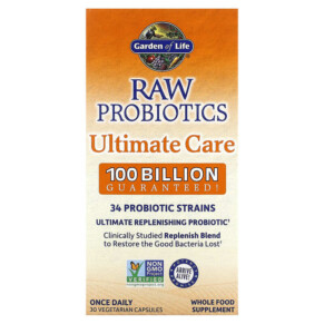 Thực phẩm chức năng Garden of Life RAW Probiotics Ultimate Care 30 Vegetarian Capsules 658010116640