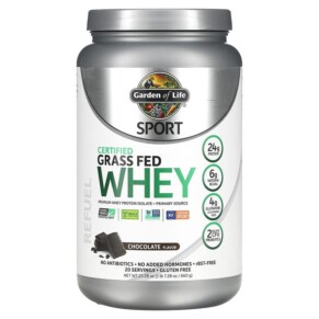 Thực phẩm chức năng Garden of Life Sport Certified Grass Fed Whey Chocolate 23.28 oz (660 g) 658010120623