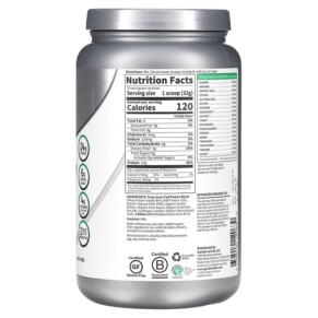 Thành phần vi chất của Garden of Life Sport Certified Grass Fed Whey Vanilla 22.57 oz (640 g) 658010120630
