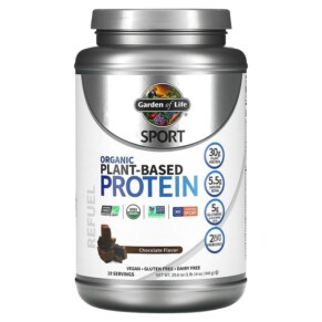 Thực phẩm chức năng Garden of Life Sport Organic Plant-Based Protein Chocolate Flavor 29.6 oz (840 g) 658010119412
