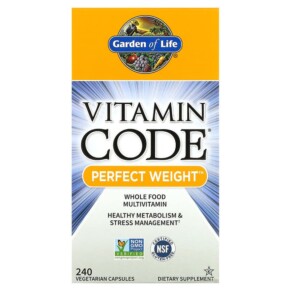 Thực phẩm chức năng Garden of Life Vitamin Code Perfect Weight 240 Vegetarian Capsules 658010114219