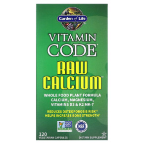 Thực phẩm chức năng Garden of Life Vitamin Code RAW Calcium 120 Vegetarian Capsules 658010113908