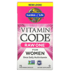 Thực phẩm chức năng Garden of Life Vitamin Code RAW One Once Daily Multivitamin for Women 75 Vegetarian Capsules 658010114035