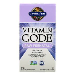 Thực phẩm chức năng Garden of Life Vitamin Code RAW Prenatal 180 Vegetarian Capsules 658010115902