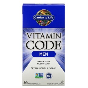 Thực phẩm chức năng Garden of Life Vitamin Code Whole Food Multivitamin for Men 120 Vegetarian Capsules 658010113687