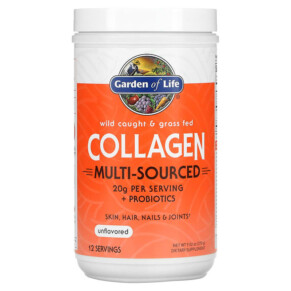 Thực phẩm chức năng Garden of Life Wild Caught & Grass Fed Collagen Multi-Sourced Unflavored 9.52 oz (270 g) 658010130752